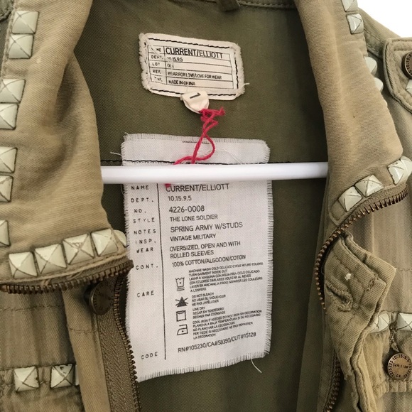 Current/Elliott vintage military jacket - Picture 2 of 6
